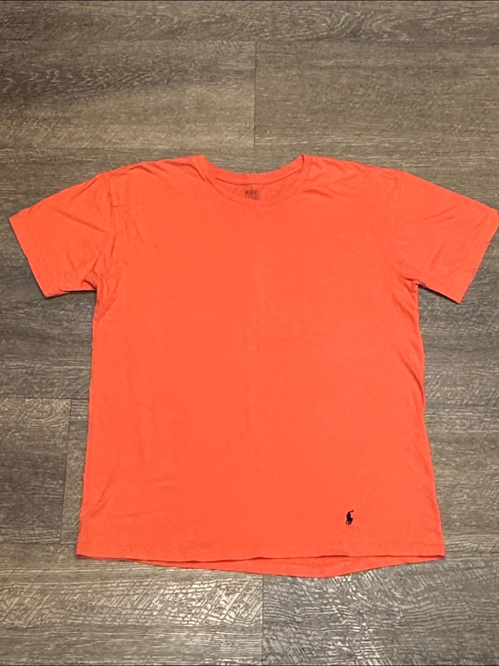 Three of Men's Crew Neck T-Shirts in Pale Orange/Warm Orange/Bright Orange M/L - Picture 2 of 7